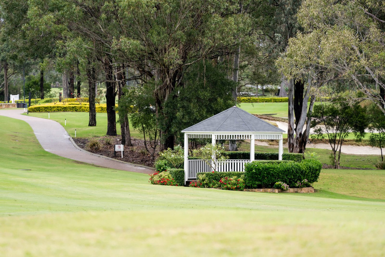 The Summerhouse Rotunda on the lawn